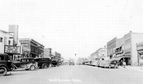 West Branch Cinema - OLD PHOTO OF MID-STATE